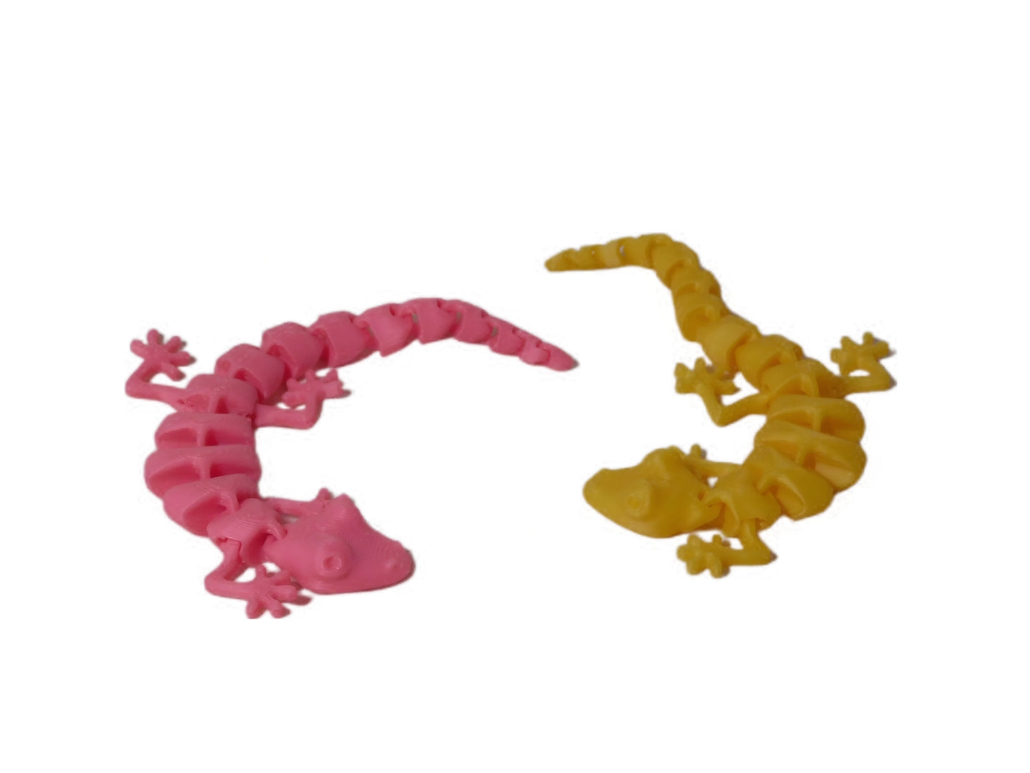 Mini Articulated Geckos - Flexible and Fun Collectible Toys